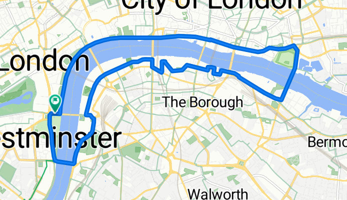 London Thames 11km Cycle