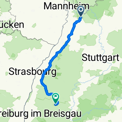 Von Bammental bis Triberg Schwarzwald