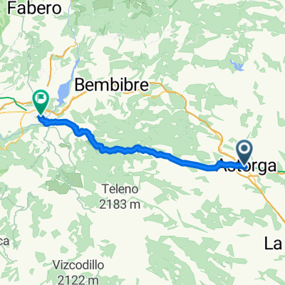 SDC 016 ASTORGA - PONFERRADA 55 km 1050 - 1382