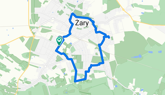 Route in Żary