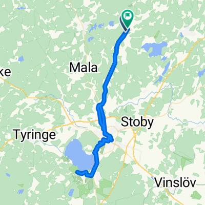 MATBERGA nach FARSTORPS-TROEDSTORP