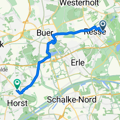 Ortrudstraße, Gelsenkirchen nach Horst-Gladbecker-Straße, Gelsenkirchen
