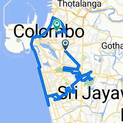 Gnanartha Pradeepa Mawatha, Maradana to New Moor Street, Colombo