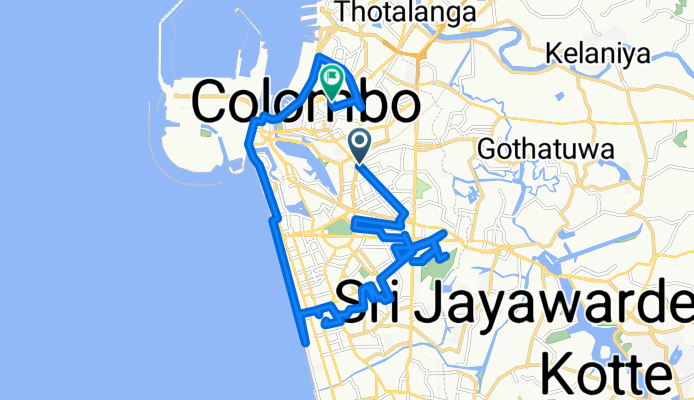 Gnanartha Pradeepa Mawatha, Maradana to New Moor Street, Colombo