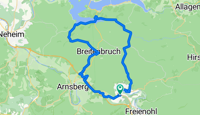 MTB-Tour 🚴 Oeventrop, Uentrop, Gut Wichel, Schreppenberg, Breitenbruch, Möhnesee, Tor Haus, Neuhaus, Kreuz-Eiche, Herfweg, Glösinger Handweiser, Oeventrop.