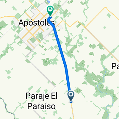 Ruta Provincial 1, Apóstoles a Santa Fe, Apóstoles