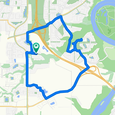 Eagleson Cres NW, Edmonton to Eagleson Cres NW, Edmonton