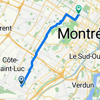 Av Fielding, Montréal à Rue Rachel, Montréal