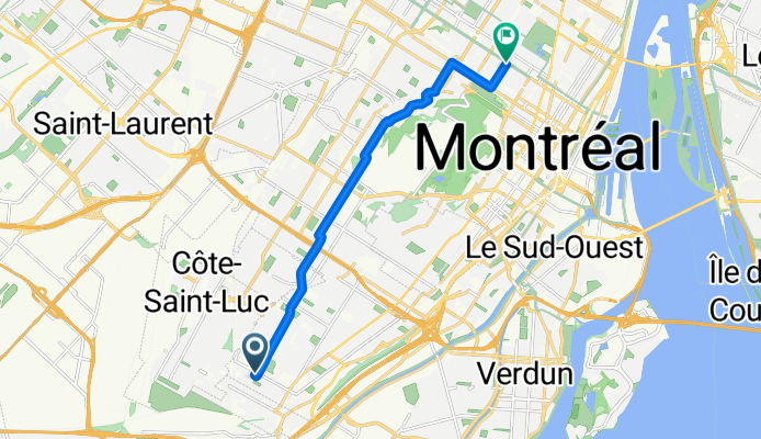 Av Fielding, Montréal à Rue Rachel, Montréal