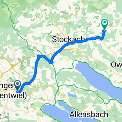 Alusingen-Weg, Singen (Hohentwiel) nach Am Josenberg, Hohenfels