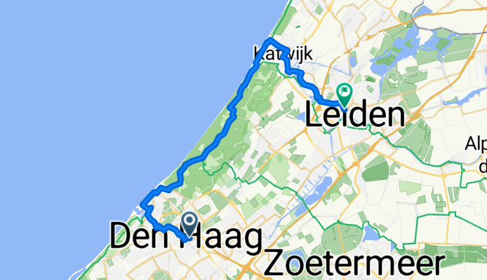 24. nap Hága–Katwijk aan Zee–Leiden