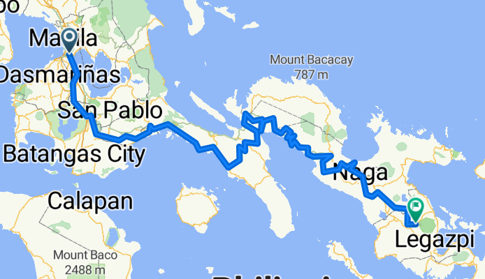 From Parañaque City to Ligao