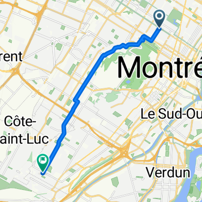 Rue Rachel, Montréal à Av Fielding, Montréal