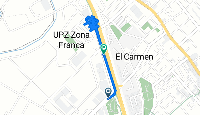 De KR - AV. Centenario a AV. Centenario - KR