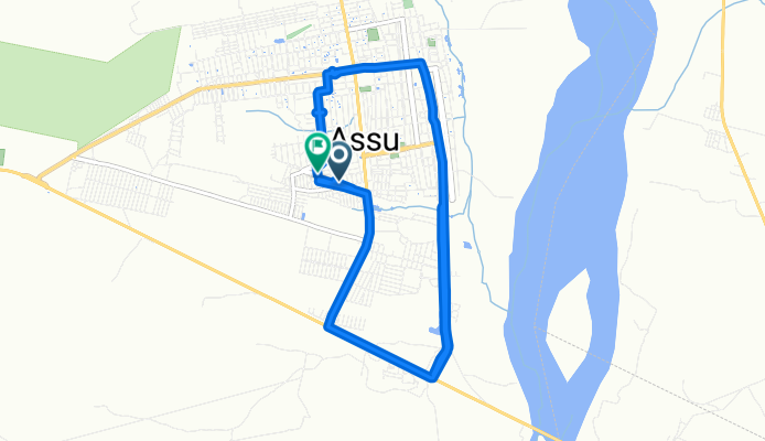 De Rua joão Nogueira de Melo a Rua Francisco Esmeraldino Soares