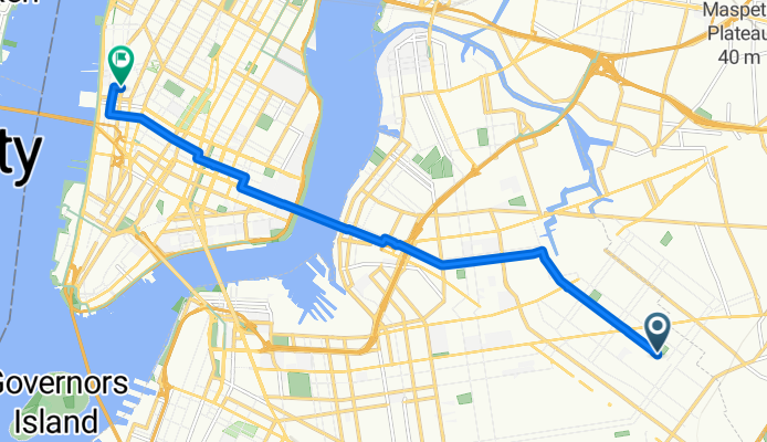 Putnam Avenue to Hudson Street