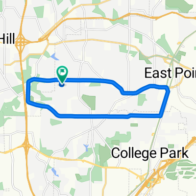 Alden Green Trail, East Point to Alden Green Trail, East Point
