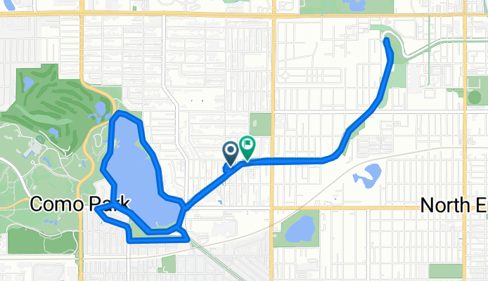Como Lake to Wheelock hill