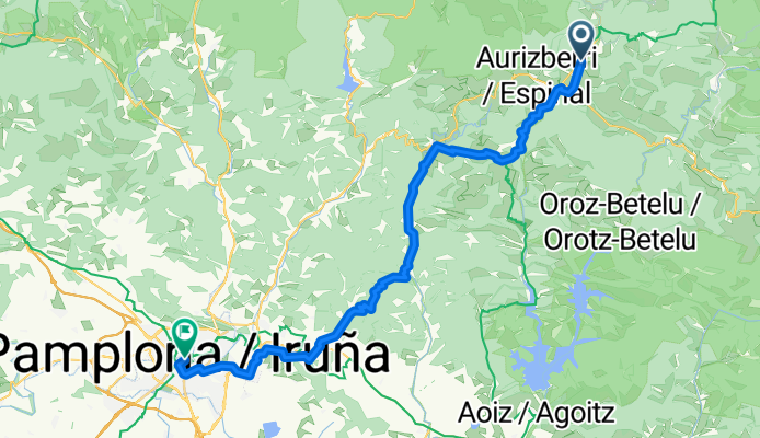 From Burguete to Pamplona