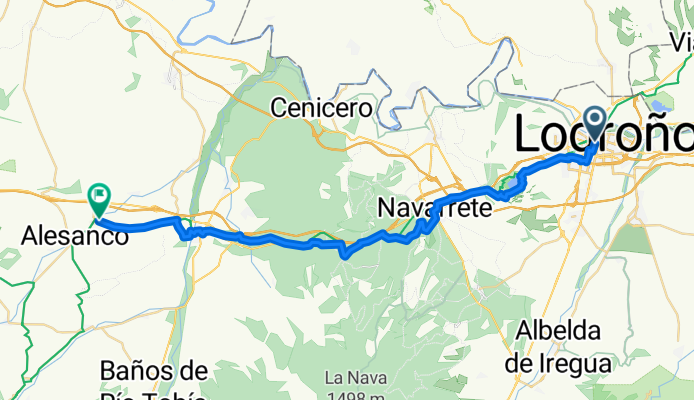 Logroño to Azofra