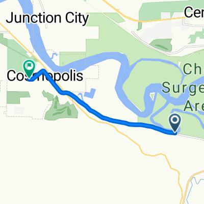 Preachers Slough Trail to Cowper Street