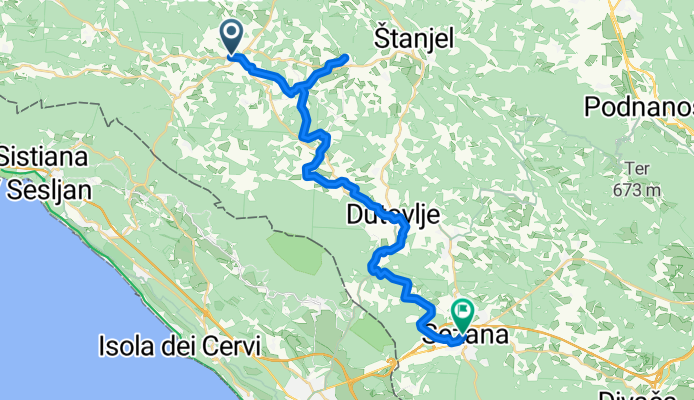 Komen to Sežana občina