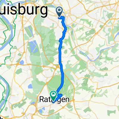Bülowstraße, Mülheim an der Ruhr nach Zentrum, Ratingen