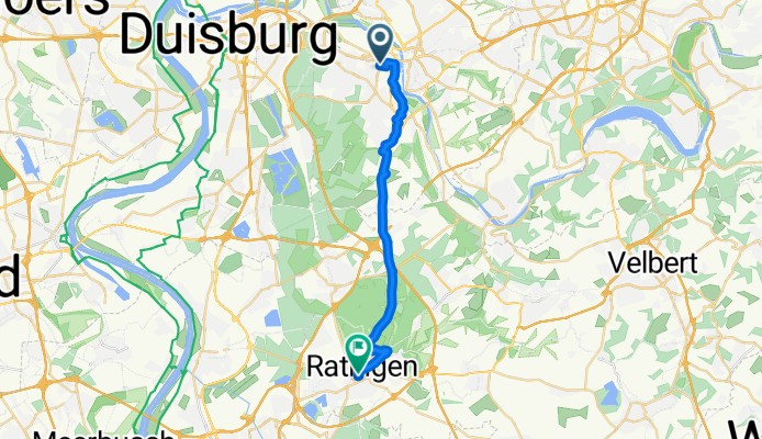 Bülowstraße, Mülheim an der Ruhr nach Zentrum, Ratingen