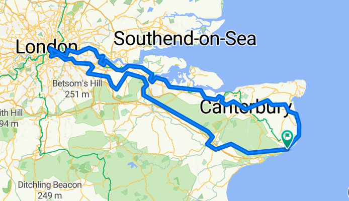 Route in Dover