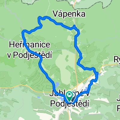 Route to Jablonné v Podještědí