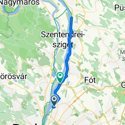 Madarász Viktor utca, Budapest to Ezred utca, Budapest