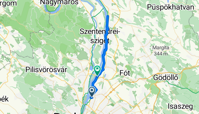 Madarász Viktor utca, Budapest to Ezred utca, Budapest