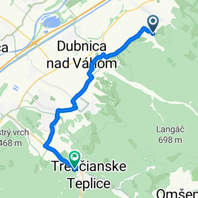 Prejta, Dubnica nad Váhom až Štvrť SNP, Trenčianske Teplice