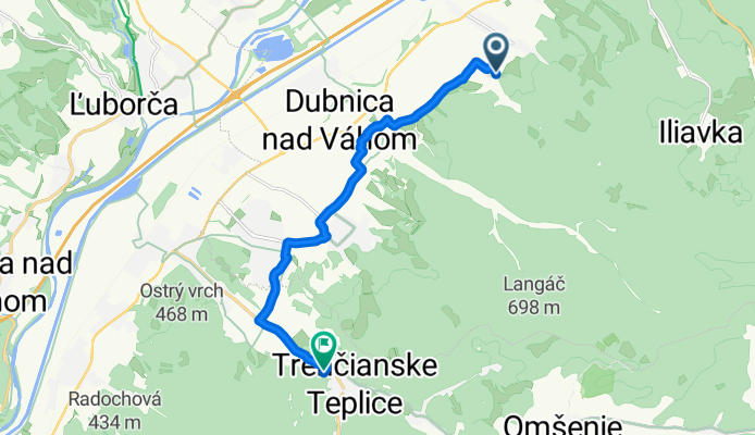 Prejta, Dubnica nad Váhom až Štvrť SNP, Trenčianske Teplice