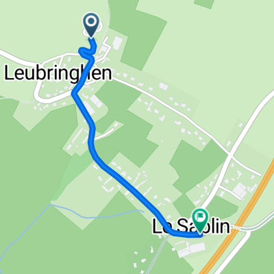 Chemin de la Creuse, Leubringhen to Rue Principale, Leubringhen
