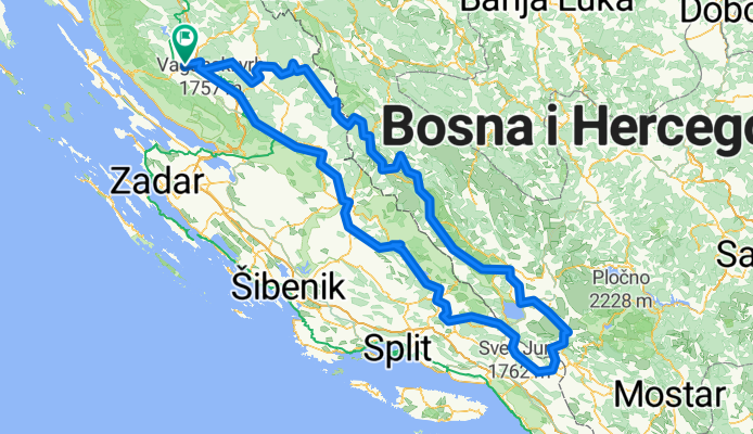 Gospič-Imotski-Bosna-Gospič