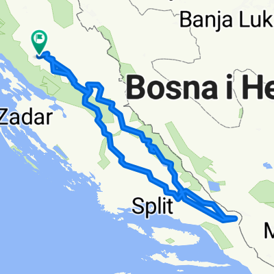 Gospič-Imotski-Drniš-Gospić