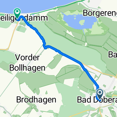 Bad Doberan, Bad Doberan nach Kinderstrand, Bad Doberan