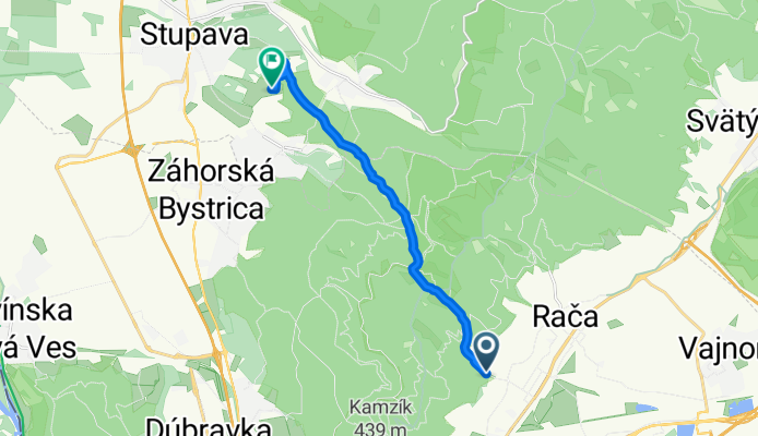 Pekná cesta, Bratislava III to Stupava, Stupava