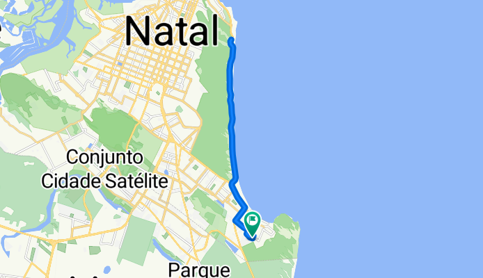 Rua São Ozébio, Natal a Rua São Pedro, Natal