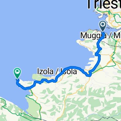 Piazza Repubblica 5D to Ribiška ulica