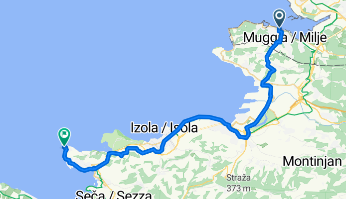 Piazza Repubblica 5D to Ribiška ulica