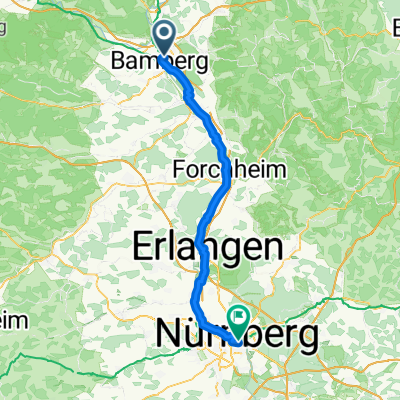 Bamberg nach Bahnhofsplatz