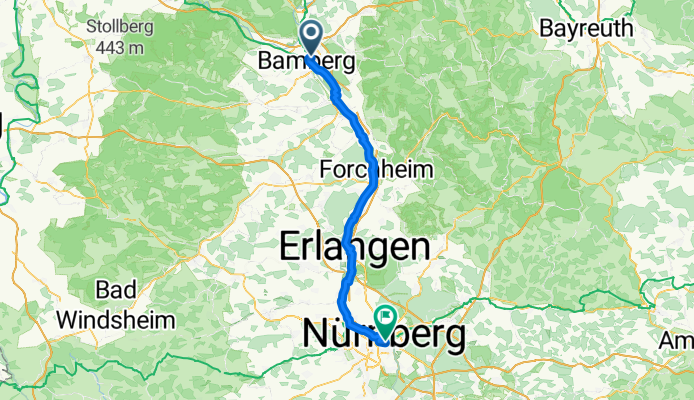 Bamberg nach Bahnhofsplatz