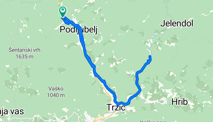 Podljubelj, Tržič to Podljubelj, Tržič