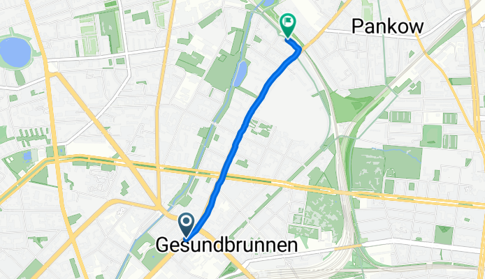 Sportliche Route