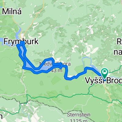 Vyssi brod - Frymburk - Vyssi brod