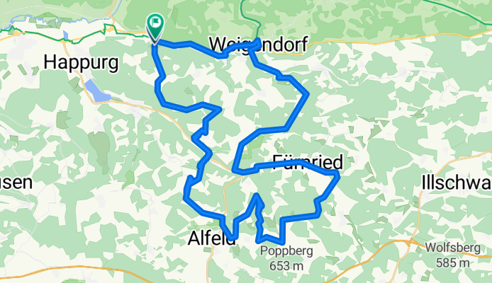 Pommelsbrunn nach Arzloher Straße