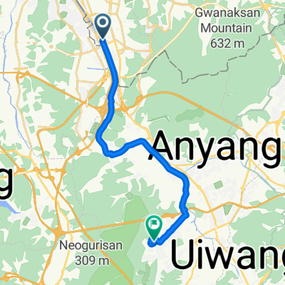 독산동, 서울특별시에서 산본동, 군포시까지