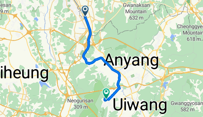 독산동, 서울특별시에서 산본동, 군포시까지